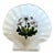 White 1970s Portmeirion “The Botanic Garden” Shell Form Dish Made in England For Sale - Image 8 of 8