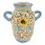 Vintage Italian Handpainted Chicory Urn Jar For Sale