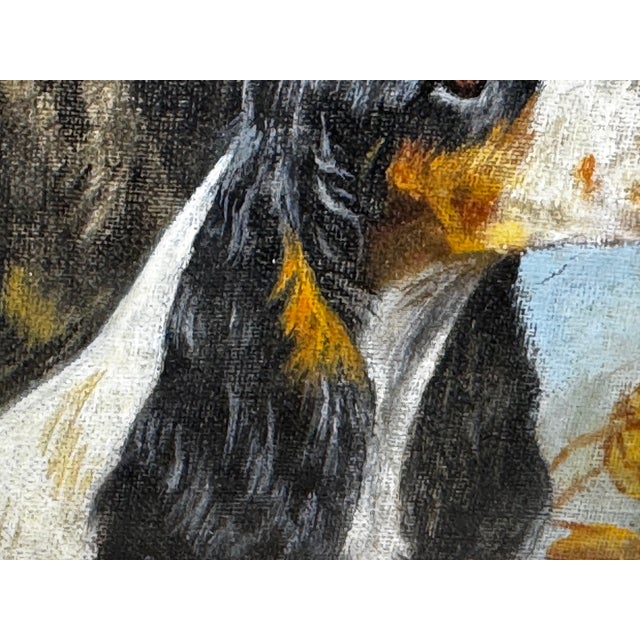 The Faithful Companions – Trio of Cocker Spaniels, Oil Painting in the Manner of Maud Alice Earl For Sale - Image 12 of 18
