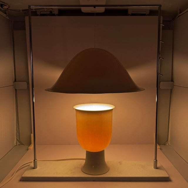 Metal Signed Limited Edition Passaggi Table Lamp by Andrea Branzi for Design Gallery Milano For Sale - Image 7 of 12