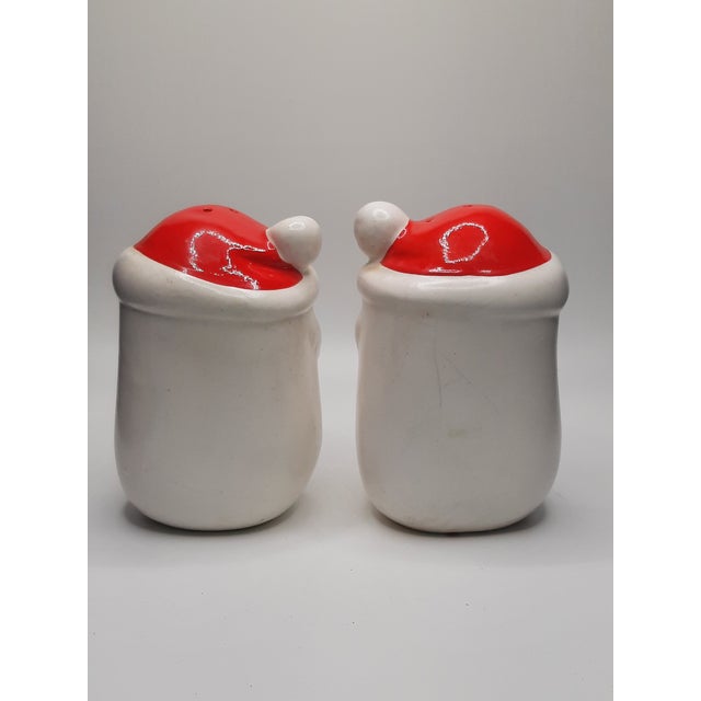 Napco Winking Santa Claus Salt and Pepper Shakers For Sale - Image 4 of 10