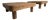 French Solid Pine Coffee Table with Cylindrical Legs, 1970s For Sale
