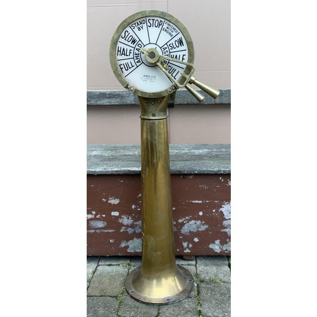 Solid Brass Ships Telegraph For Sale - Image 4 of 8