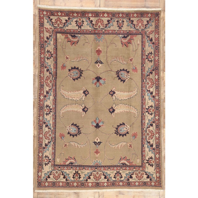 Late 20th Century Vintage Persian Mahal Rug - 08'05 x 12'00 For Sale - Image 9 of 9