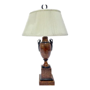 Vintage Chelsea House Wood Swan Urn Lamp
