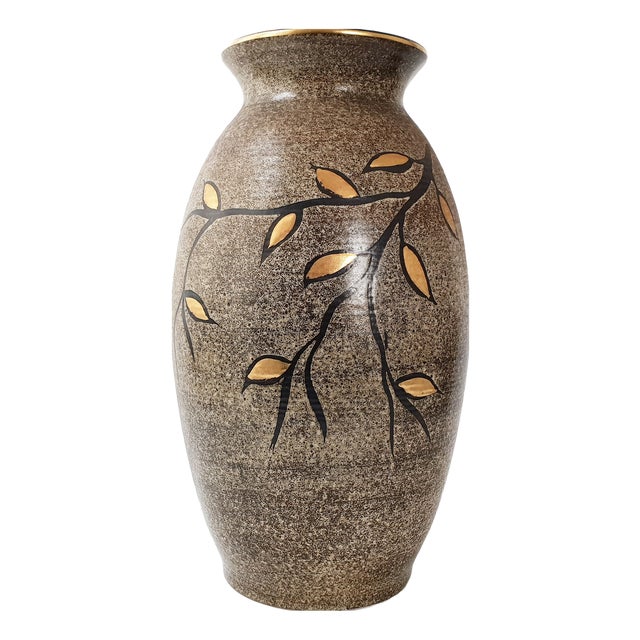 Vintage West German Vase in Ceramic, 1960s For Sale