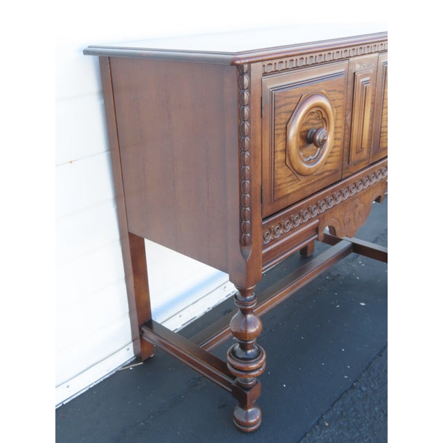 1900s Carved Buffet Server Bathroom Vanity 6416 For Sale - Image 10 of 15