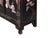 Vintage Chinoiseries Black & Stone Inlay Graphic End Table Nightstand For Sale - Image 13 of 15