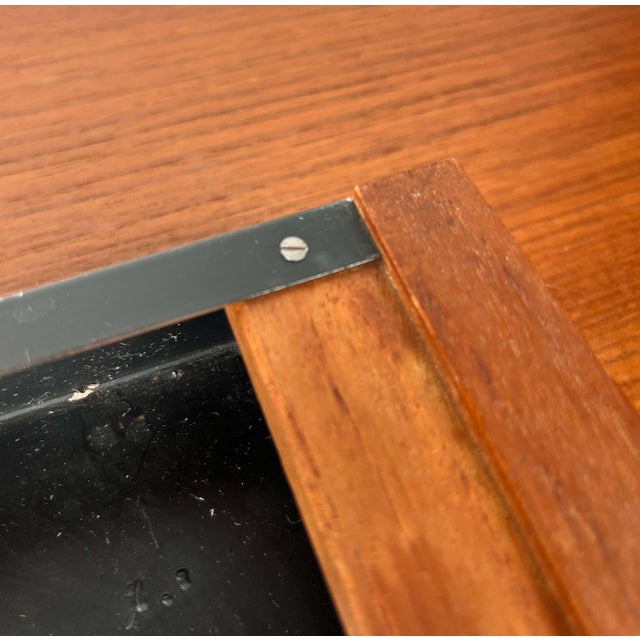 Mid-Century Modern Minimalist Metal and Teak Tea Warmer, 1960s For Sale - Image 17 of 18