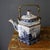 1960s Chinoiserie Nautical Maritime Earthenware Teapot With Blue Nautical Ships For Sale - Image 13 of 16