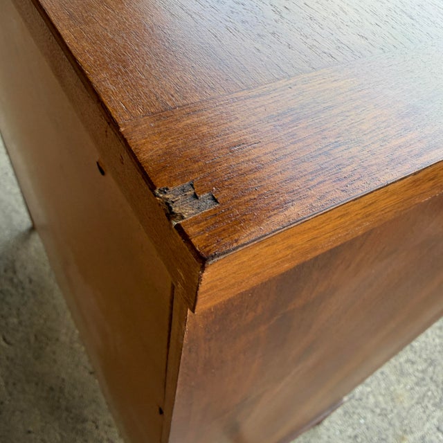 Lane Rhythm Walnut Chest of Drawers Mid Century Modern For Sale - Image 9 of 12