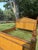 British Colonial Style Faux Bamboo and Rattan Queen Bed in Tortoise Finish For Sale - Image 11 of 12
