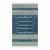 Rug & Kilim's Modern Dhurrie Rug in Blue with White Stripes & Geometric Patterns - 10x14 For Sale
