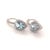 Traditional Natural Aquamarine Diamond Earrings 14k Gold 3.61 Tcw Certified For Sale - Image 3 of 12