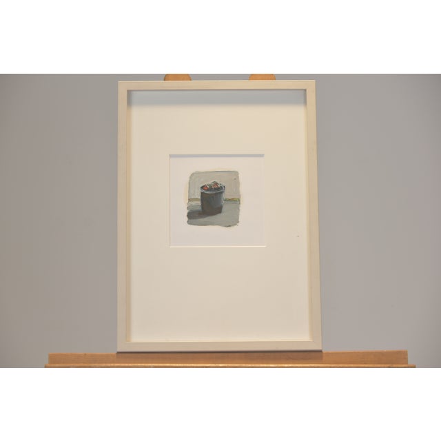 Bucket with Fruit, Jochen Pankrath, 2008, Oil on Paper For Sale - Image 6 of 6