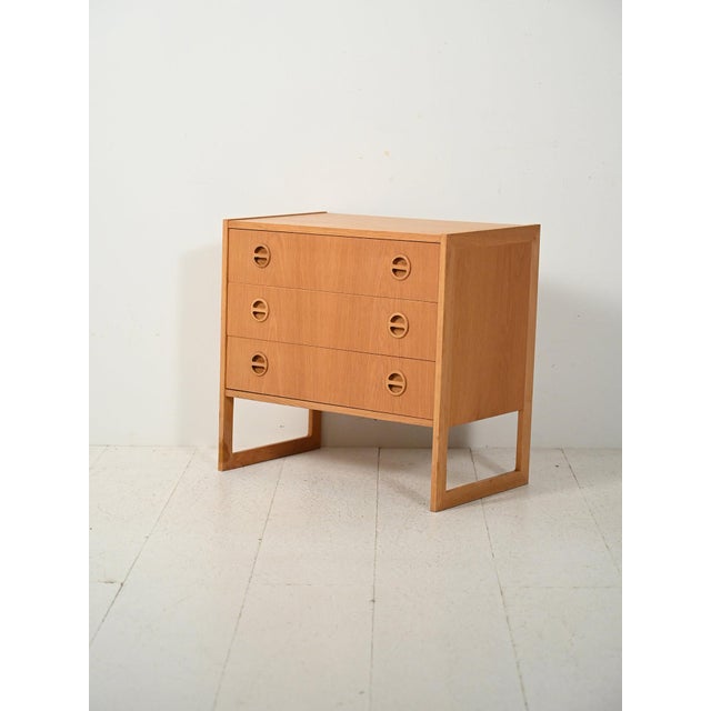 Arne Wahl Iversen Oak Chest of Drawers from Arne Wahl Iversen, 1960s For Sale - Image 4 of 11