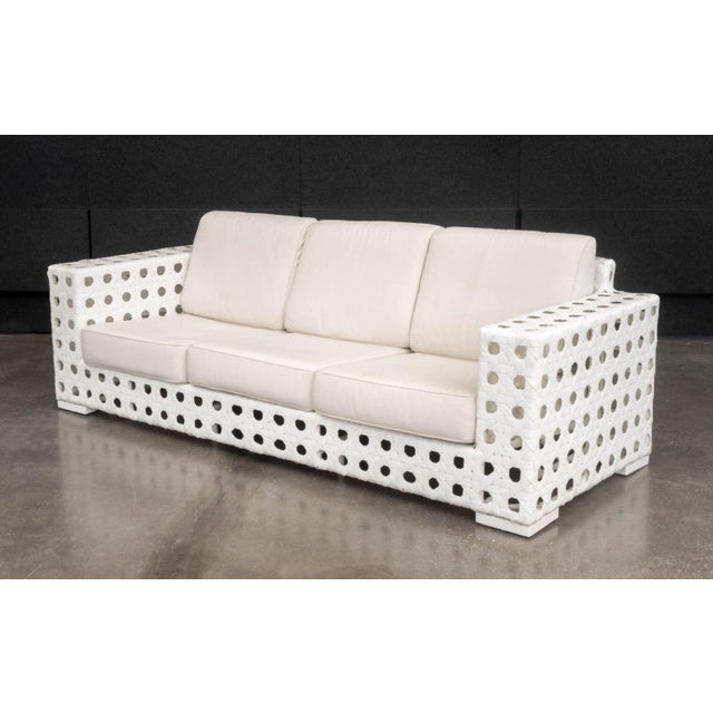 Early 21st Century Skyline Design Three-Seat Sofa For Sale - Image 5 of 9