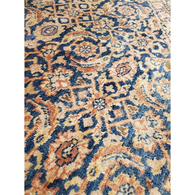 Antique Tabriz Carpet, Persian Rug, Earth Tones, Ivory, Soft Colors For Sale - Image 10 of 12