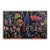Large Impressive Abstract Painting in Acrylic by Artist Marjorie Schlossman, 6 Ft. X 10 Ft. For Sale