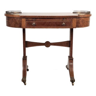 Early 19th Century English Regency Game/Writing Table For Sale