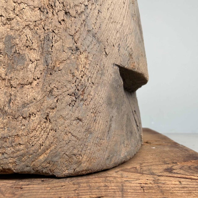 Antique Japanese Rice Mortar, 1890s For Sale - Image 5 of 14