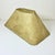 Sand 1950s Vintage Boho Chic Arts & Crafts Rectangular Fiberglass Lamp Shade. For Sale - Image 8 of 13