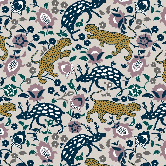 Spritely Home 20" Decorative Pillow in Leopard Mustard Plum For Sale - Image 4 of 6