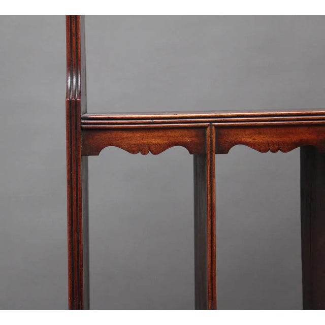 Antique Open Top Cabinet in Mahogany For Sale - Image 4 of 11