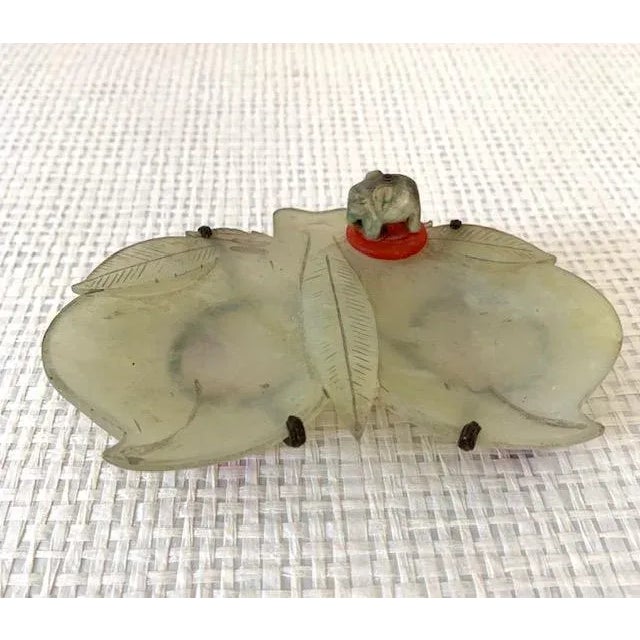 Early 20th Century Antique Carved Jade Dish For Sale In Miami - Image 6 of 6