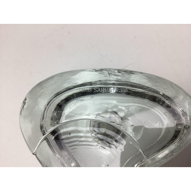 Glass Mid Century Glass Arkipelago Candle Holder by Timo Sarpaneva For Sale - Image 7 of 7