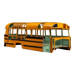 Vintage School Bus Structural Salesman Sample Model For Sale