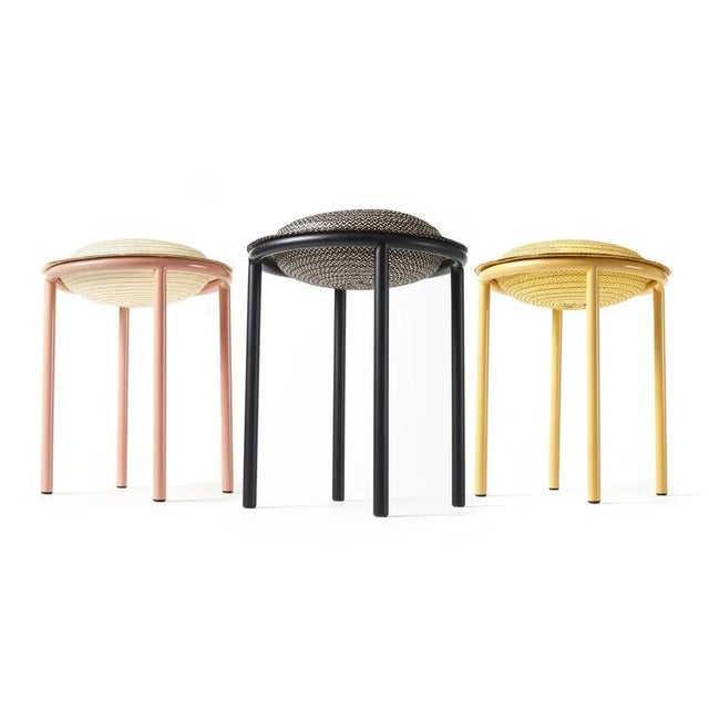 Not Yet Made - Made To Order Black Cana Stools by Pauline Deltour, Set of 4 For Sale - Image 5 of 10
