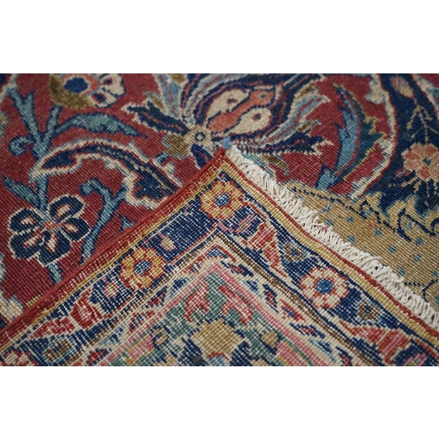 Traditional Antique Tehran Rug 4'5'' x 7'1'' For Sale - Image 3 of 10