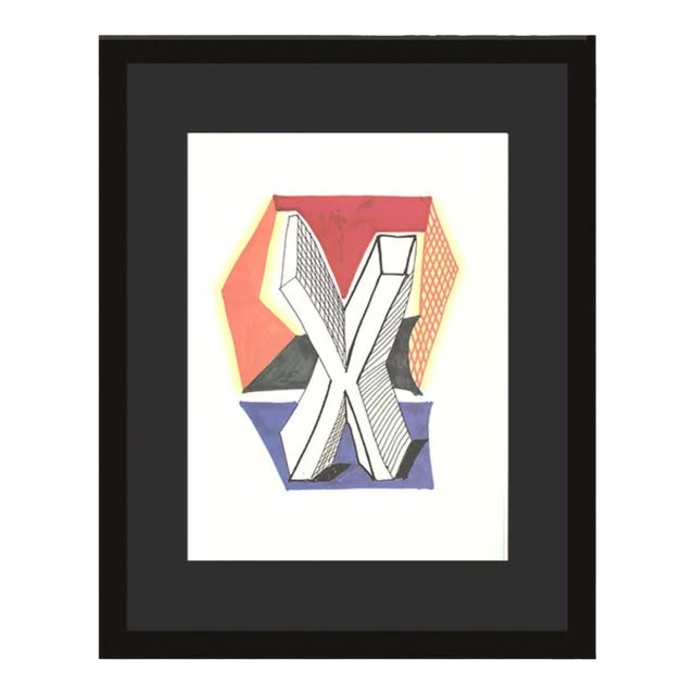 1990s 'X' From 'Hockney's Alphabet' by David Hockney For Sale