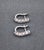 Silver 2.20 Ct Huggie Diamond Earrings, A Pair For Sale - Image 8 of 8