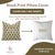 Fabdivine Handmade Block Print Pure Linen Lumber Pillow Covers 14x20inches-Ganda Pushpa Floral Design For Sale - Image 9 of 9