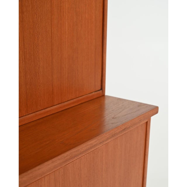 Scandinavian Teak Wardrobe, 1960s For Sale - Image 9 of 10