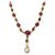 Bochic "Capri" Vintage Multi Sapphires & Rubies Necklace Set 18K Gold & Silver For Sale - Image 15 of 18