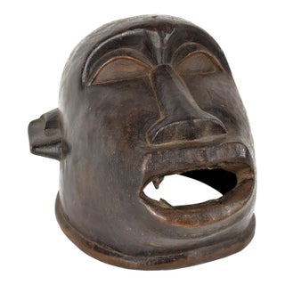 Early 20th Century Makonde Helmet Mask Tanzania For Sale