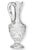 Transparent Tall French Cut Crystal Wine Carafe For Sale - Image 8 of 8