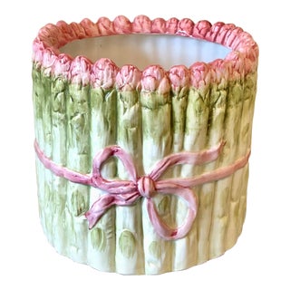 Vintage Italian Pottery Asparagus Planter For Sale
