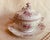 Antique French Porcelain Sauce Tureen & Underplate, Circa 1820, Rose Floral For Sale - Image 6 of 12