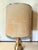 Metal Vintage Boulanger Brass Table Lamp with Original Shade, France, 1970s For Sale - Image 7 of 8