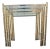 Maison Baguès Style Brass Faux Bamboo Glass Nesting Tables – Hollywood Regency Mid-Century Set of 3 For Sale