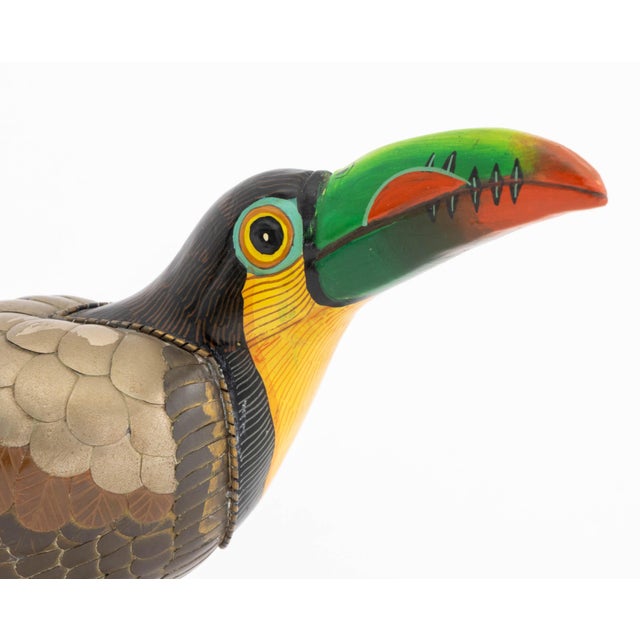 Sergio Bustamante (Mexican, b. 1949) Toucan Sculpture, copper, brass, and enamel, signed and numbered edition "243/350" to...