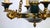 Black Empire French Bronze and Glass Chandelier from Lucien Gau, 1940s For Sale - Image 8 of 14