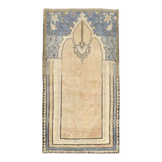 Galerie Shabab Collection Mid-20th Century Turkish Anatolian Throw Rug For Sale