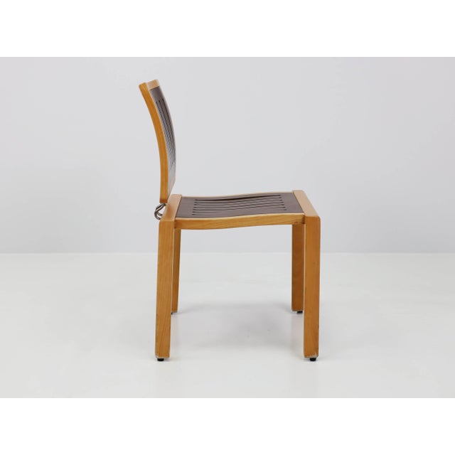 Quadro-Stühle Stackable Chairs by Bruno Rey & Charles Polin for Dietiker, Switzerland, 1980, Set of 4 For Sale - Image 6 of 13