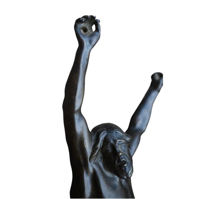 Flemish Baroque Bronze Corpus of Christ, 1600s For Sale - Image 9 of 11