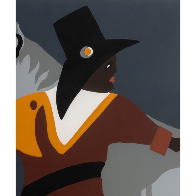 Contemporary Jacob Lawrence "St. Marc" Screenprint, 1994 For Sale - Image 3 of 11
